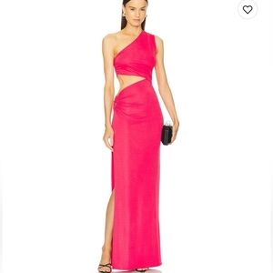 Michael Costello x REVOLVE Decker Maxi Dress in Red